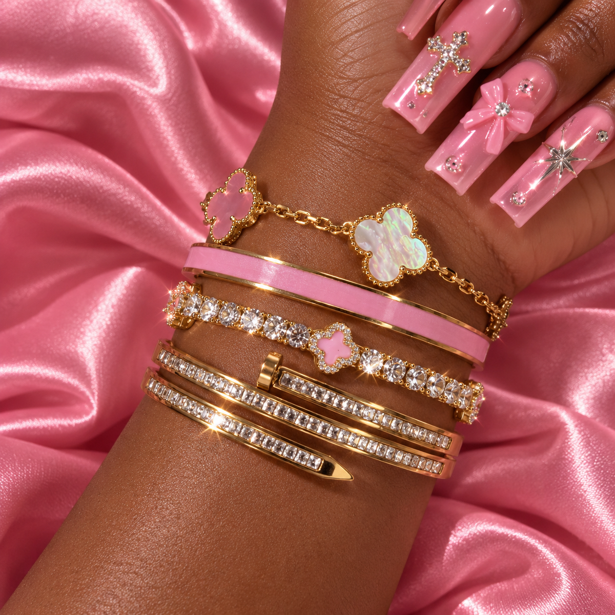 Pretty in Pink Clover Stack