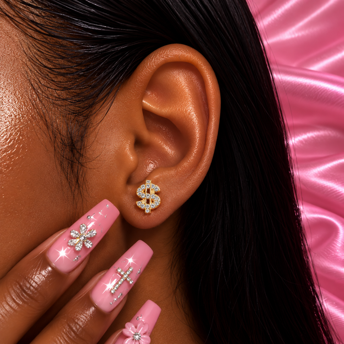 Money Talks Stud Earrings